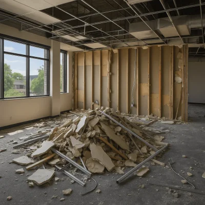 Seattle Government Interior Demolition — Soft Strip, Saw-Cut & Haul-Off
