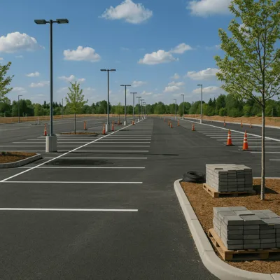 Seattle Surface Parking Construction — Layout, ADA, Drainage & Lighting