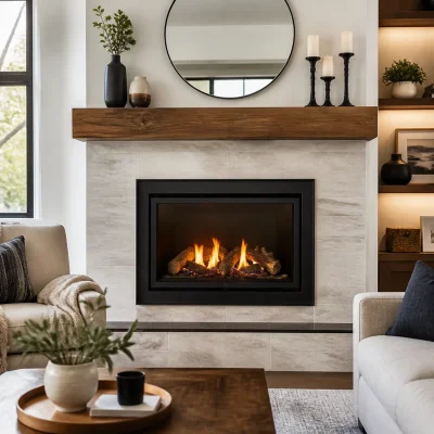Living Room Gas Fireplaces in Seattle, WA