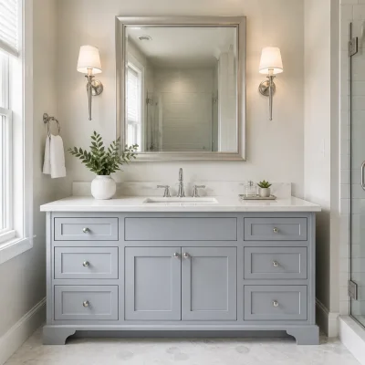 Vanity Cabinet Painting in Seattle, WA