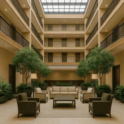 Seattle Hotel Atriums — Skylights, Landscaping & Wayfinding