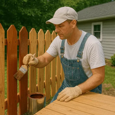Fence Painting in Seattle, WA