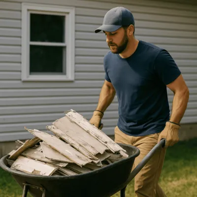 Siding Debris Haul-Away in Seattle, WA