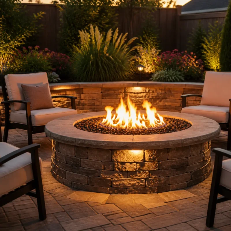Custom Fire Pits Construction and Remodeling in Bellevue, WA