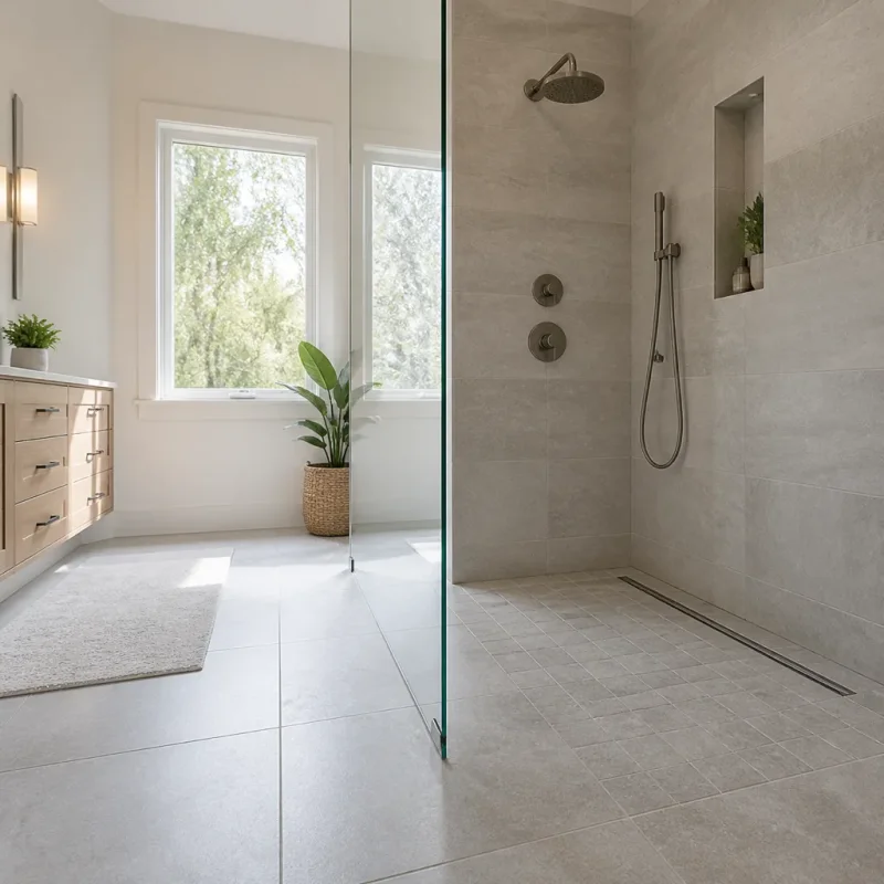 Curbless Showers in Seattle, WA