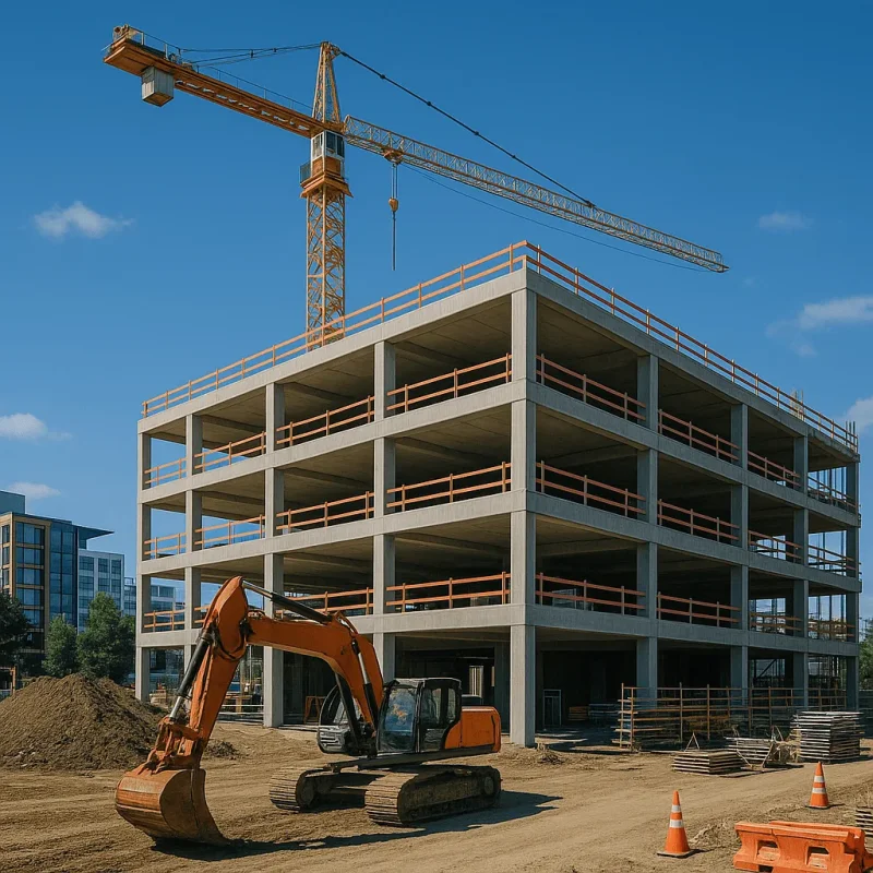 Parking Structure Construction in Bellevue, WA