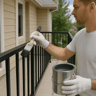 Metal Railings Installation and Painting in Bellevue, WA