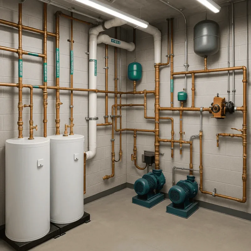 Seattle Healthcare Plumbing Installation — Acid Waste, Eyewash & Backflow