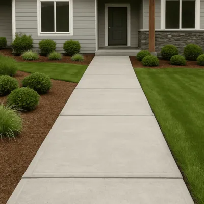 Concrete Walkway Construction and Remodeling in Bellevue, WA