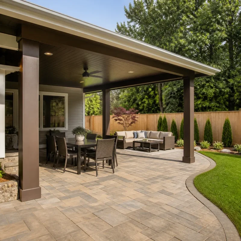 Covered Patio Construction in Seattle, WA