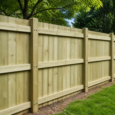 Pressure-Treated Fence in Seattle, WA