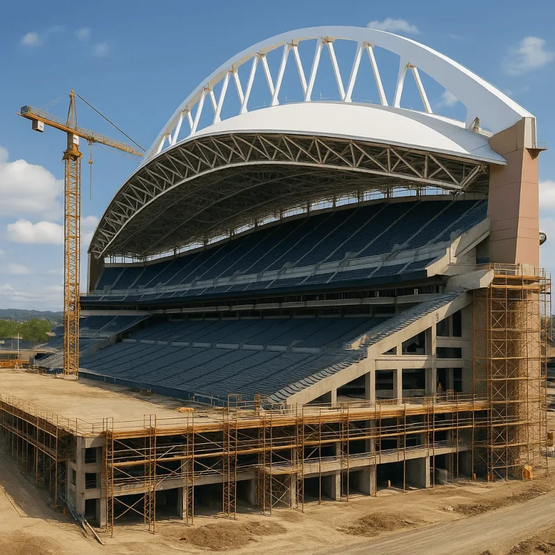 Seattle Stadium & Arena Construction — Design-Build, MEP & Seating