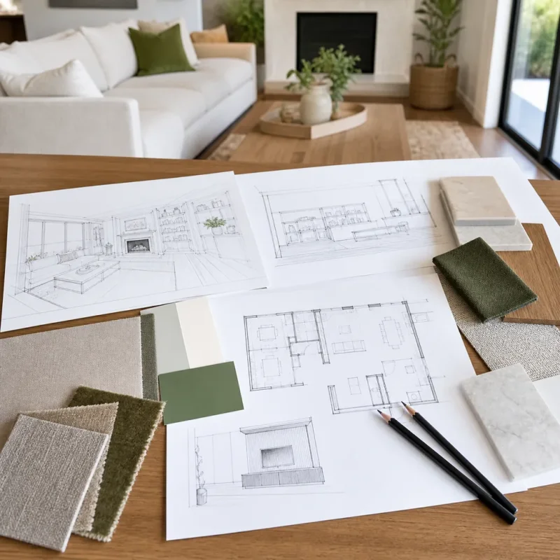 Living Room Design & Planning in Seattle, WA