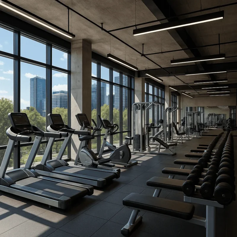 Seattle Gym & Fitness Construction — Studios, Locker Rooms & Lighting
