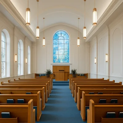 Seattle Religious Building Interiors — Finishes, Lighting, AV & Millwork