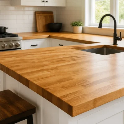 Butcher Block Kitchen Countertops in Seattle, WA
