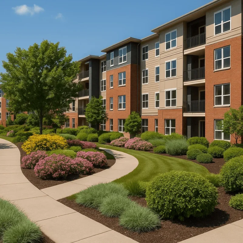 Seattle Multifamily Landscaping — Planting, Irrigation & Pet Areas