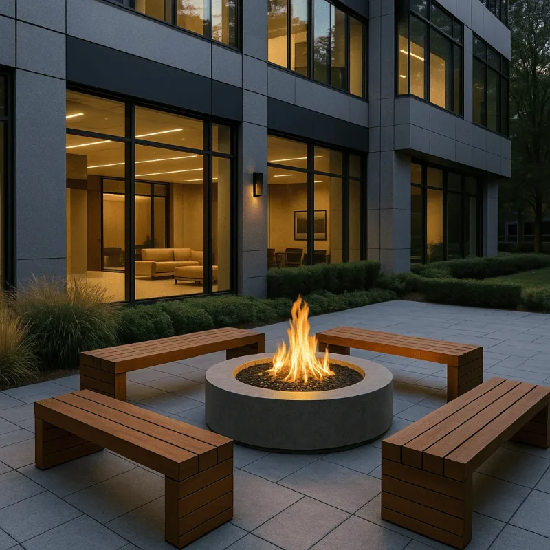 Seattle Office Amenities — Cafés, Lounges, Fitness & Game Rooms