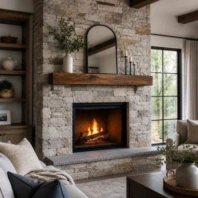 Stone Fireplaces in Seattle, WA
