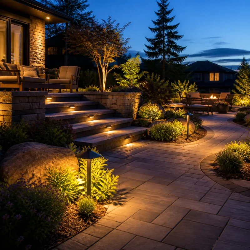 Outdoor Lighting Installation and Design in Bellevue, WA