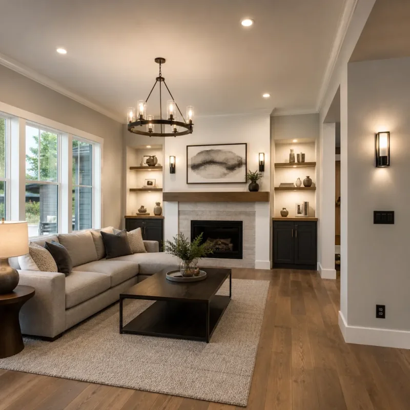 Living Room Lighting & Electrical in Seattle, WA