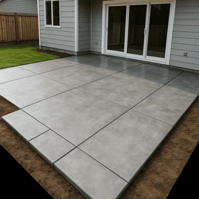 Concrete Patio Installation in Seattle, WA