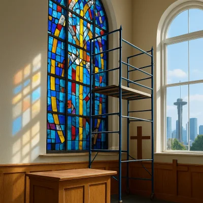 Seattle Stained Glass Installation — Windows, Repairs & Protective Glazing