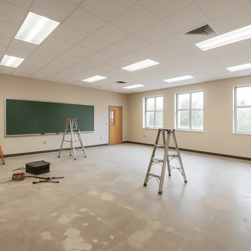 Seattle Standard Classroom Construction — Flexible Layouts & AV