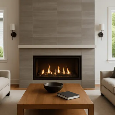 Living Room Gas Fireplaces in Seattle, WA