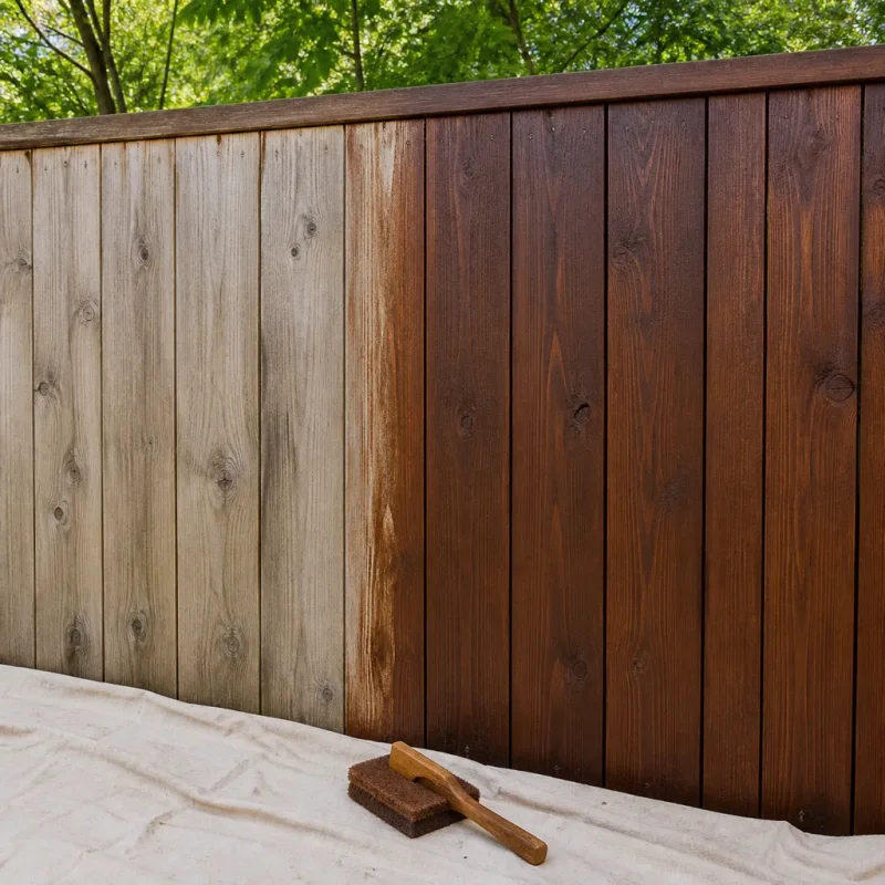 Fence Staining Services in Bellevue, WA