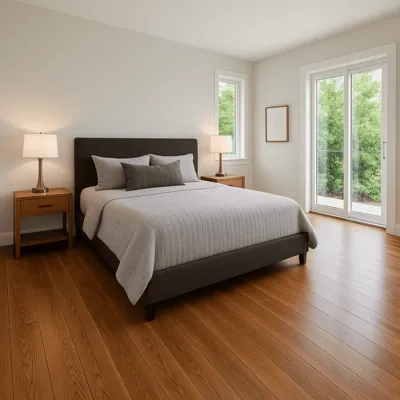 Bedroom Hardwood Flooring in Seattle, WA