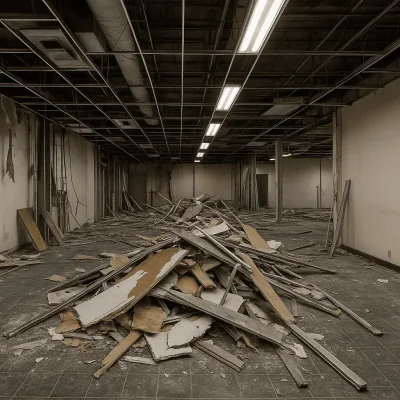 Seattle Retail Interior Demolition — Soft Strip-Out, Saw-Cut & Haul-Off