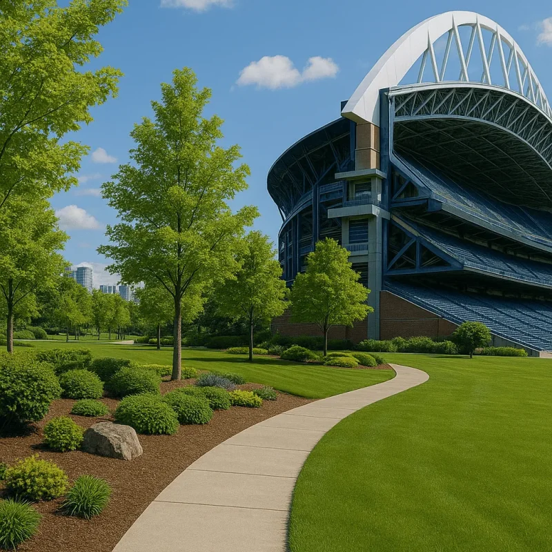 Seattle Sports Facility Landscaping — Plantings, Irrigation & Wayfinding