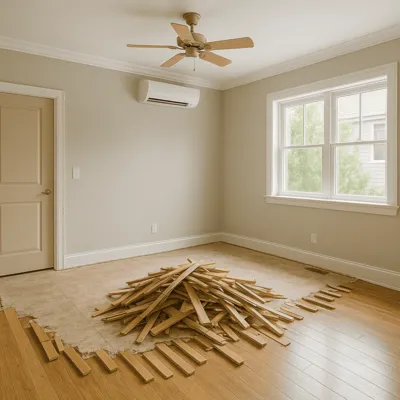 Living Room Floor Removal in Seattle, WA
