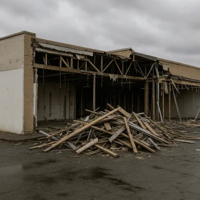 Seattle Retail Exterior Demolition — Façades, Canopies & Hardscape