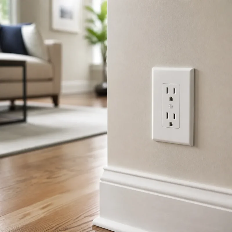 Living Room Outlet Installation in Seattle, WA
