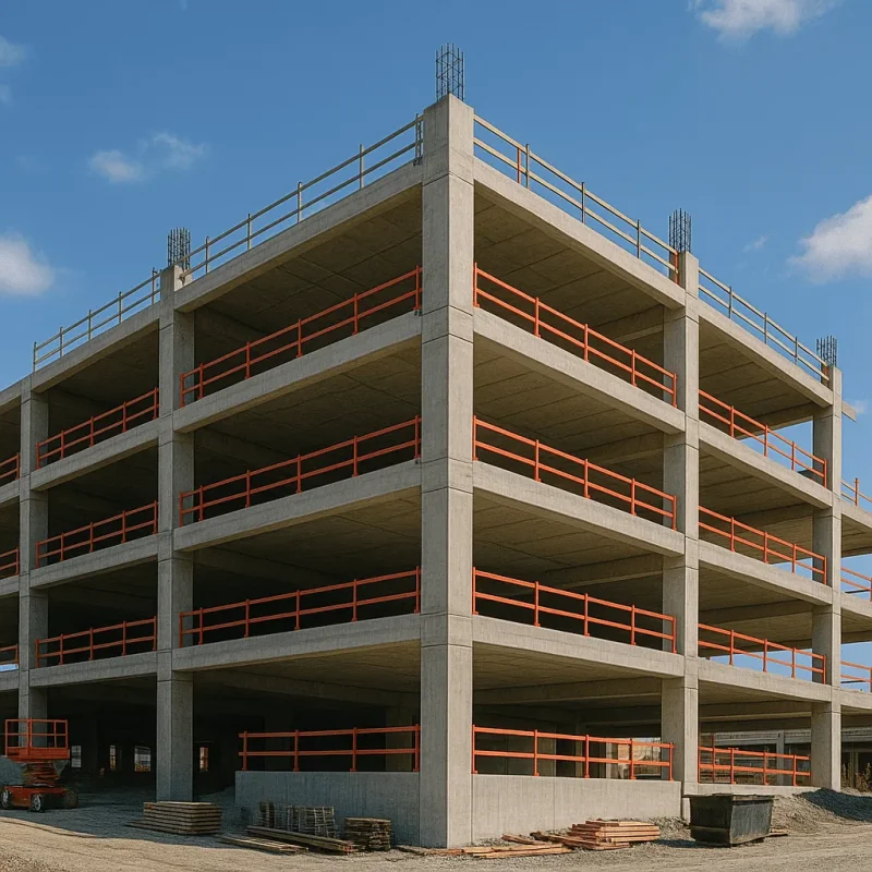 Multi-Level Parking Construction in Bellevue, WA