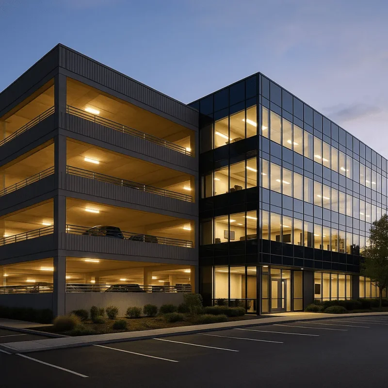 Seattle Office Parking Structures — Garages, EV Charging & Lighting