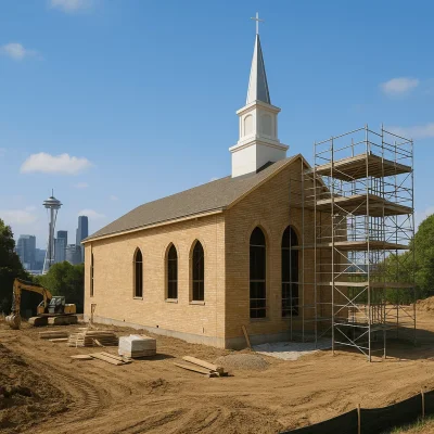 Seattle Religious Exteriors & Site Work — Façades, ADA & Lighting