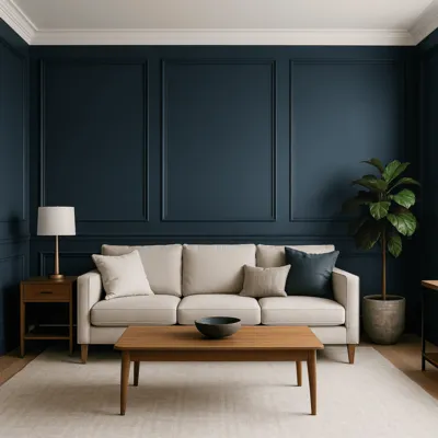 Living Room Wall Paneling in Seattle, WA