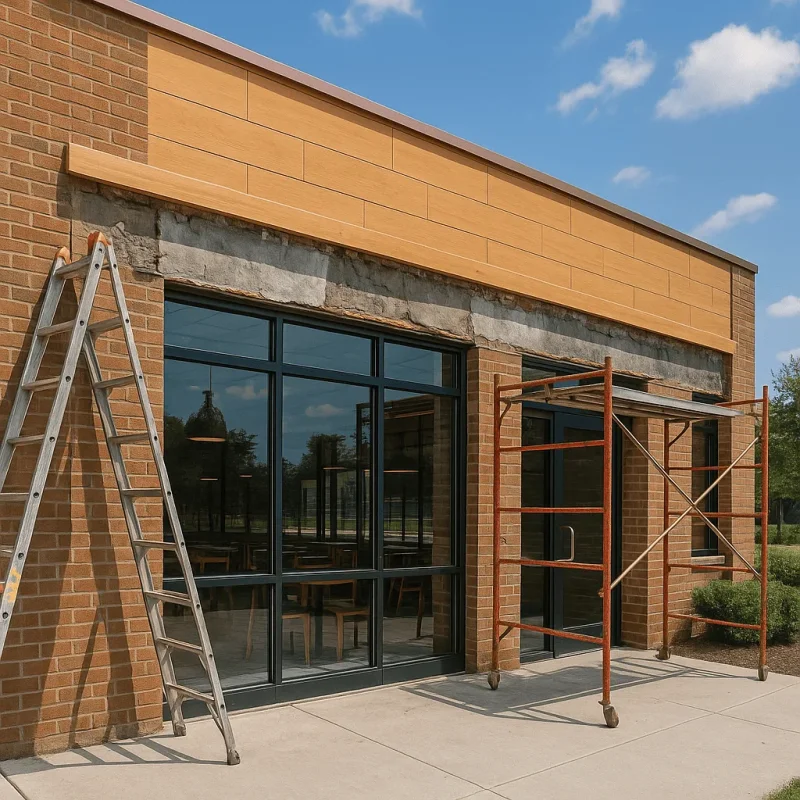 Seattle Restaurant Façade Renovation — Recladding, Storefronts & Signage