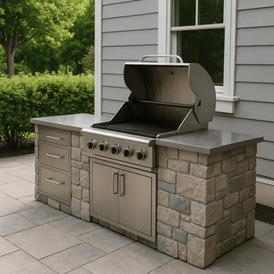 Custom Outdoor Grill Stations in Bellevue, WA