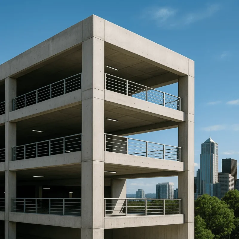 Seattle Concrete Parking Structures — Post-Tension, Precast & Coatings