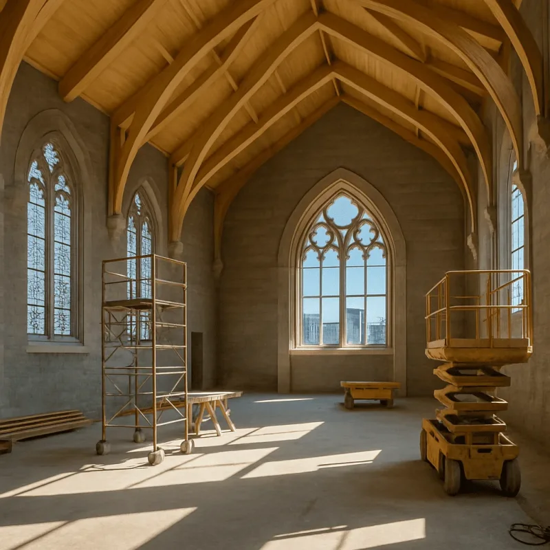 Worship Space Construction in Bellevue, WA