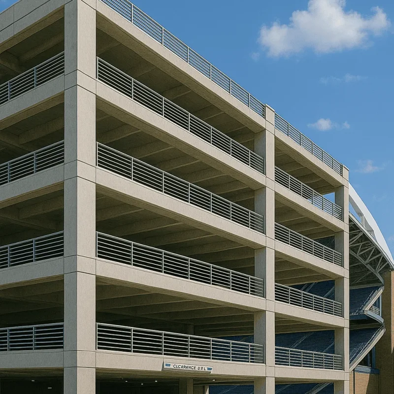 Seattle Sports Facility Parking Structures — Garages, EV Charging & Lighting
