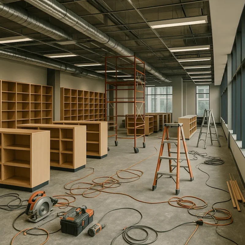 University Library Construction in Tacoma, WA