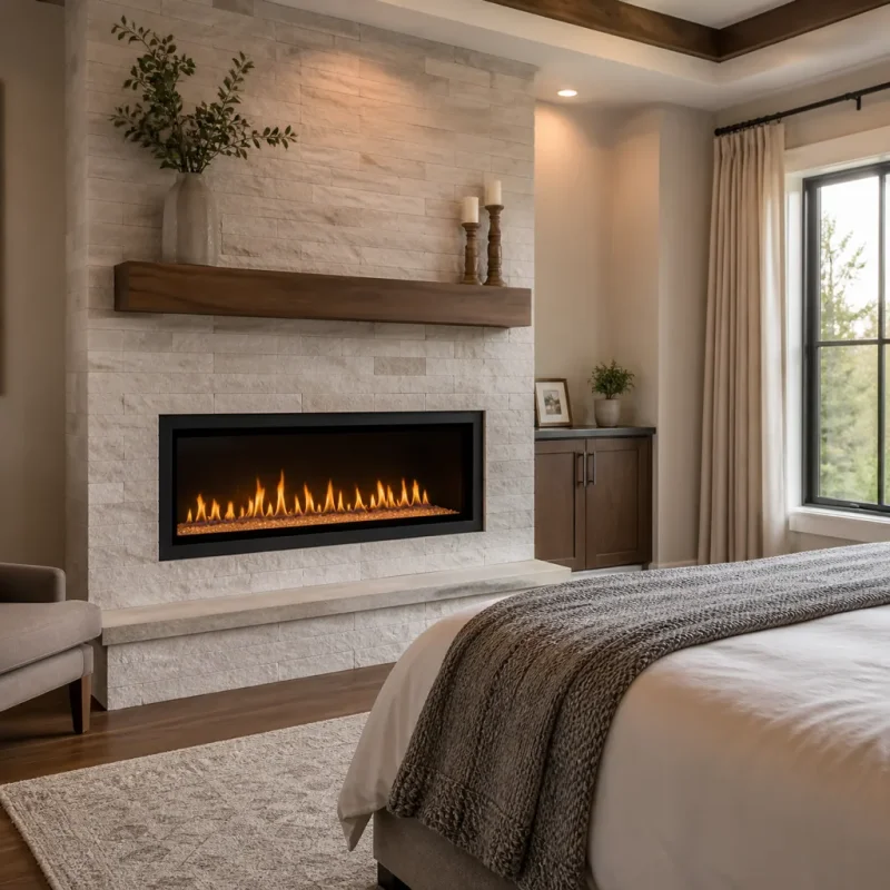 Bedroom Fireplaces in Seattle, WA
