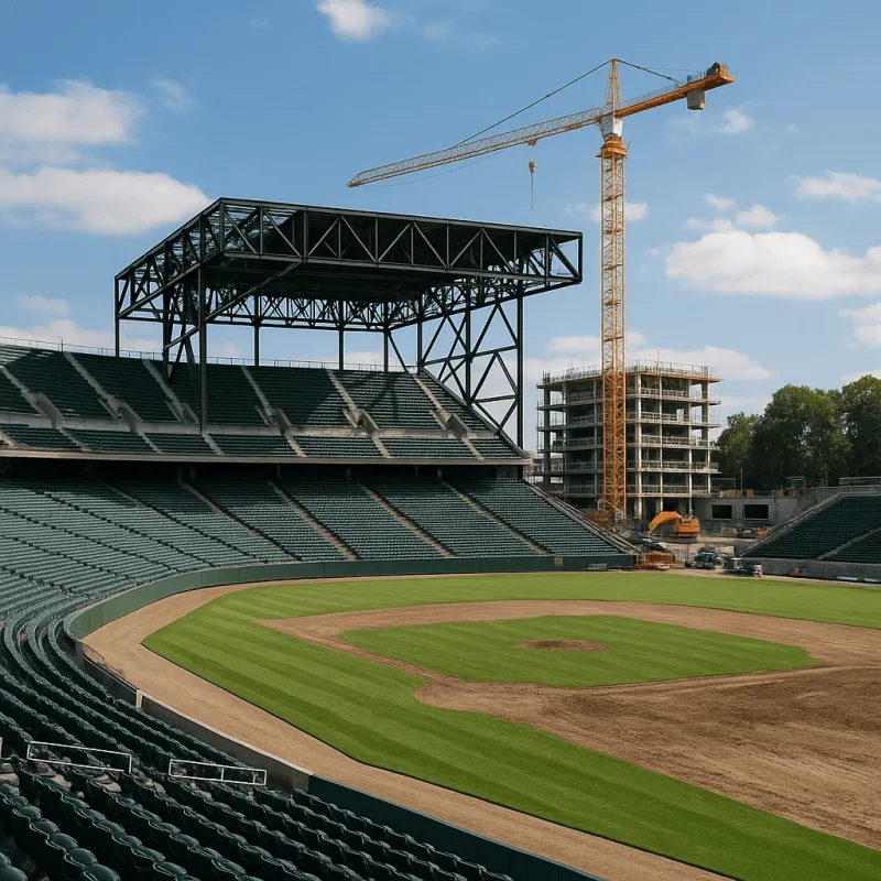 Outdoor Stadium Construction in Bellevue, WA