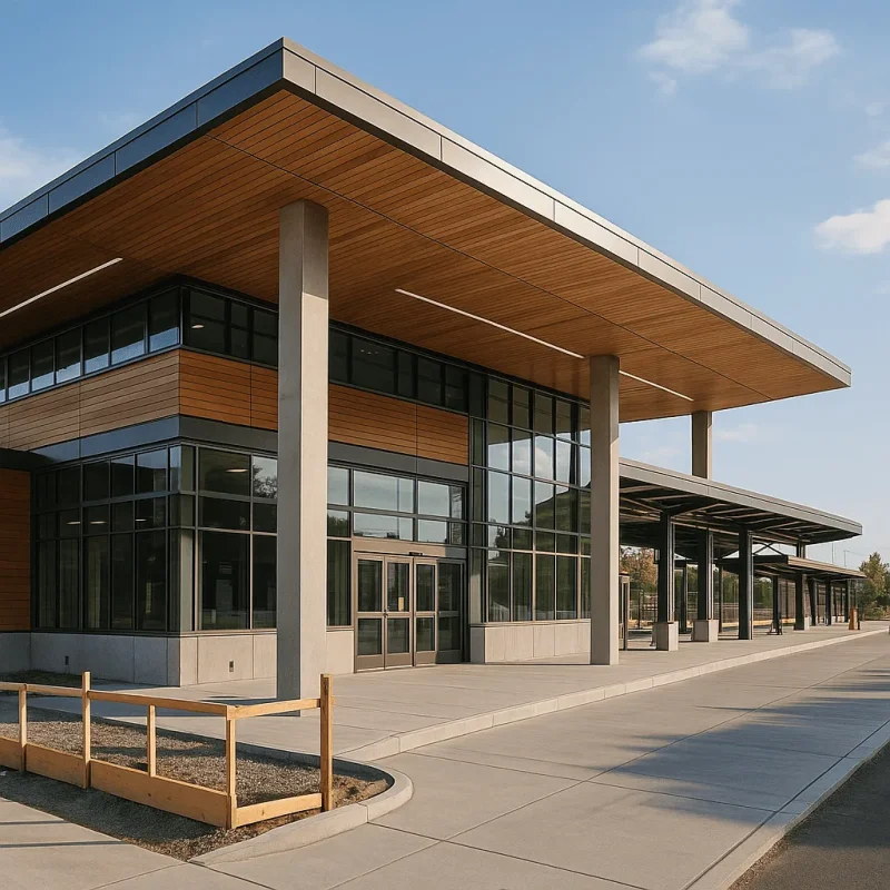 Seattle Bus Station Construction — Platforms, Canopies & Ticketing