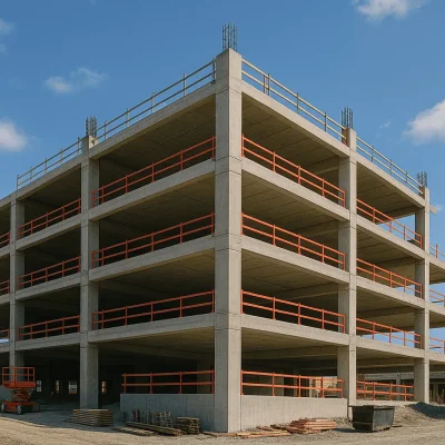 Multi-Level Parking Construction in Bellevue, WA